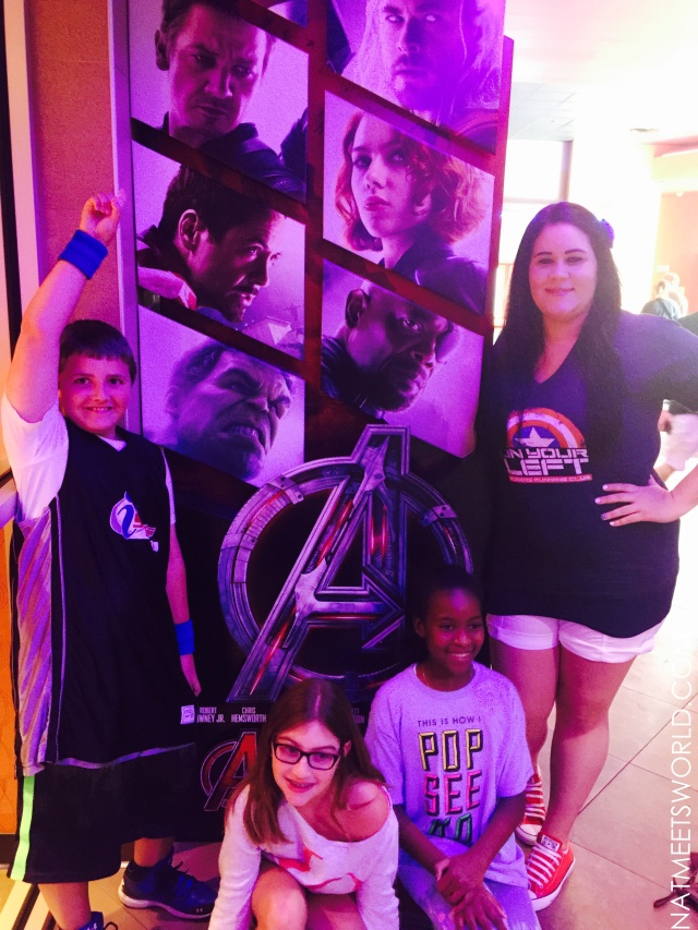 Some of my kiddos met up with me to watch the movie!  They loved it!